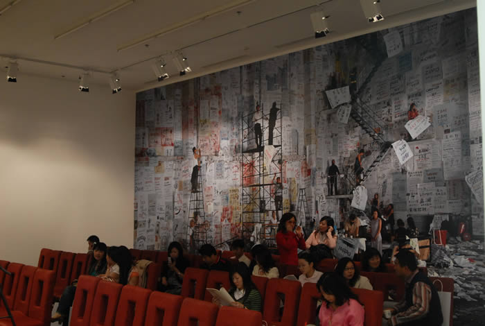 Wang Qingsong solo show at ChinaBlue Gallery, Beijing, China