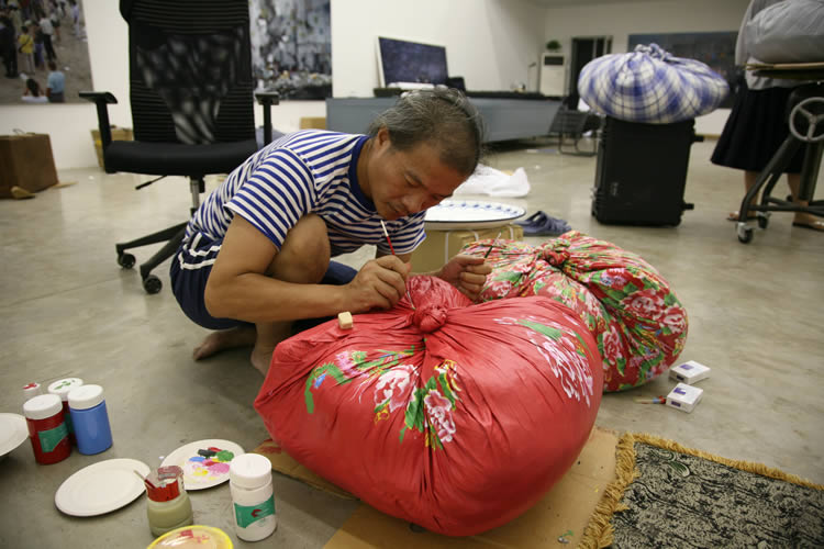 Painting on the Sculpture